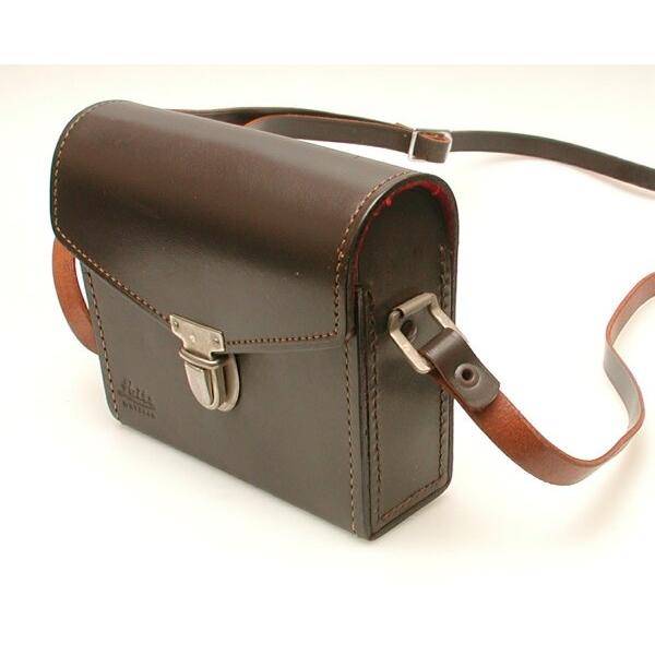 Leather case for binoculars