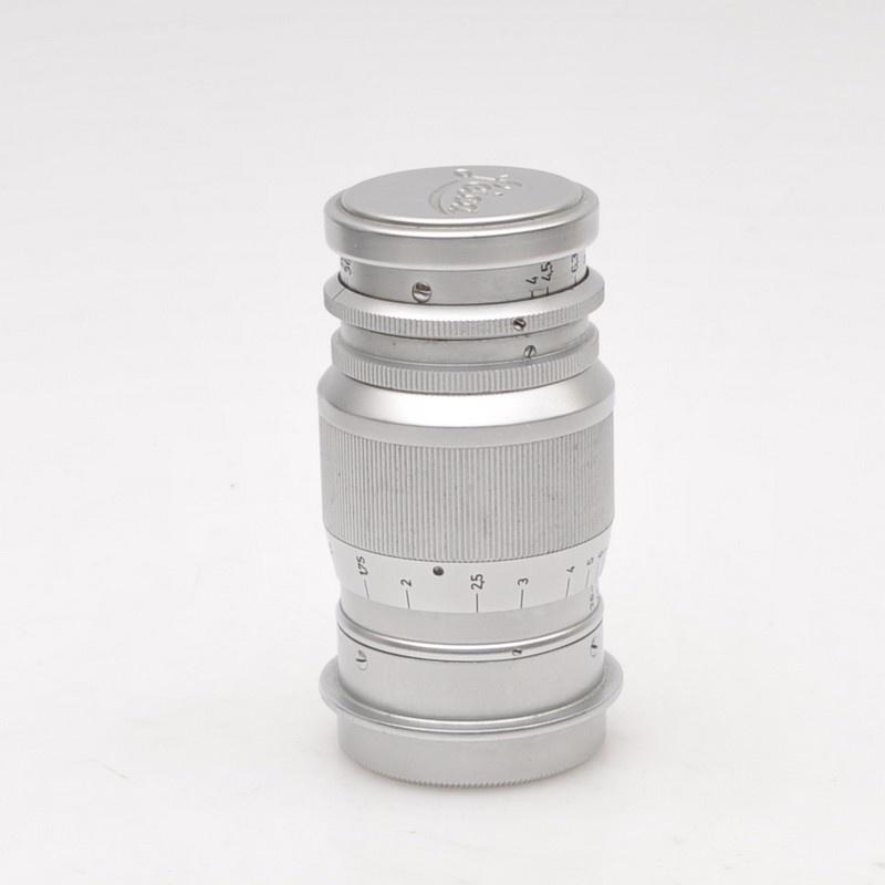 新品 正規品!!  Leitz Elmar Collectcamera - (rare) chrome all mm 4.0/90 レンズ(単焦点)