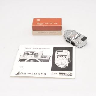 Leica MR-4 meter in chroom in het doosje