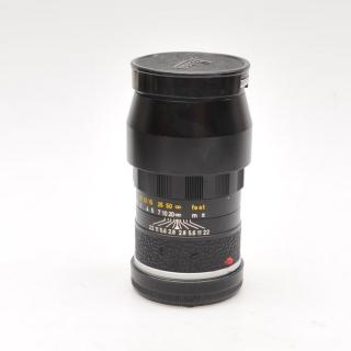 Leitz Elmarit M 2.8/90mm zwart met zonnekap 12575 (als nieuw)