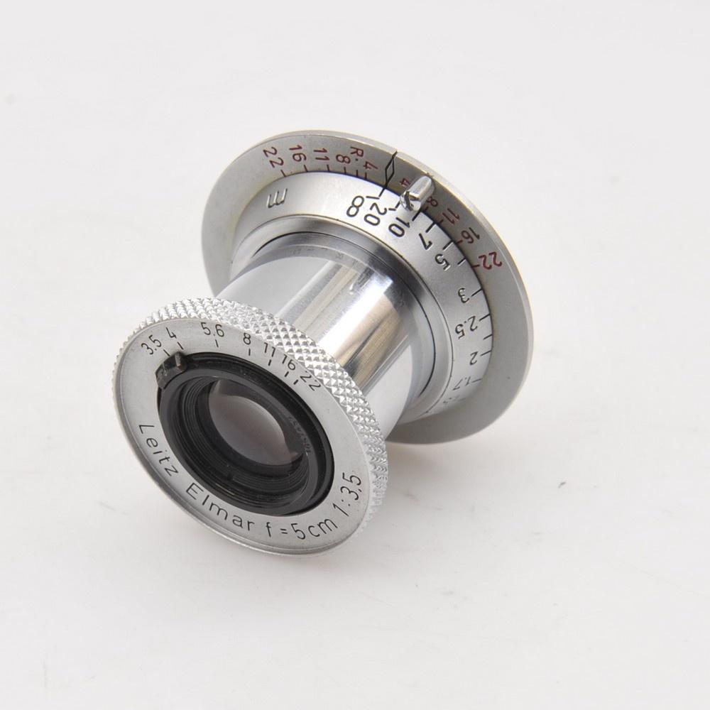 ブランドのギフト with scale red 3.5/50mm Elmar Leitz hood Collectcamera - ライカ